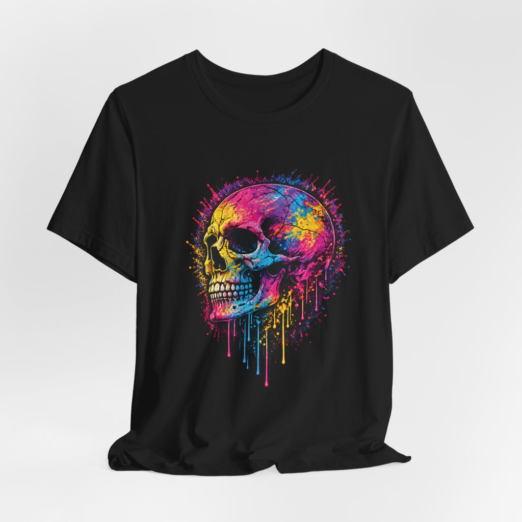 Color Outside the Lines Skull Tee