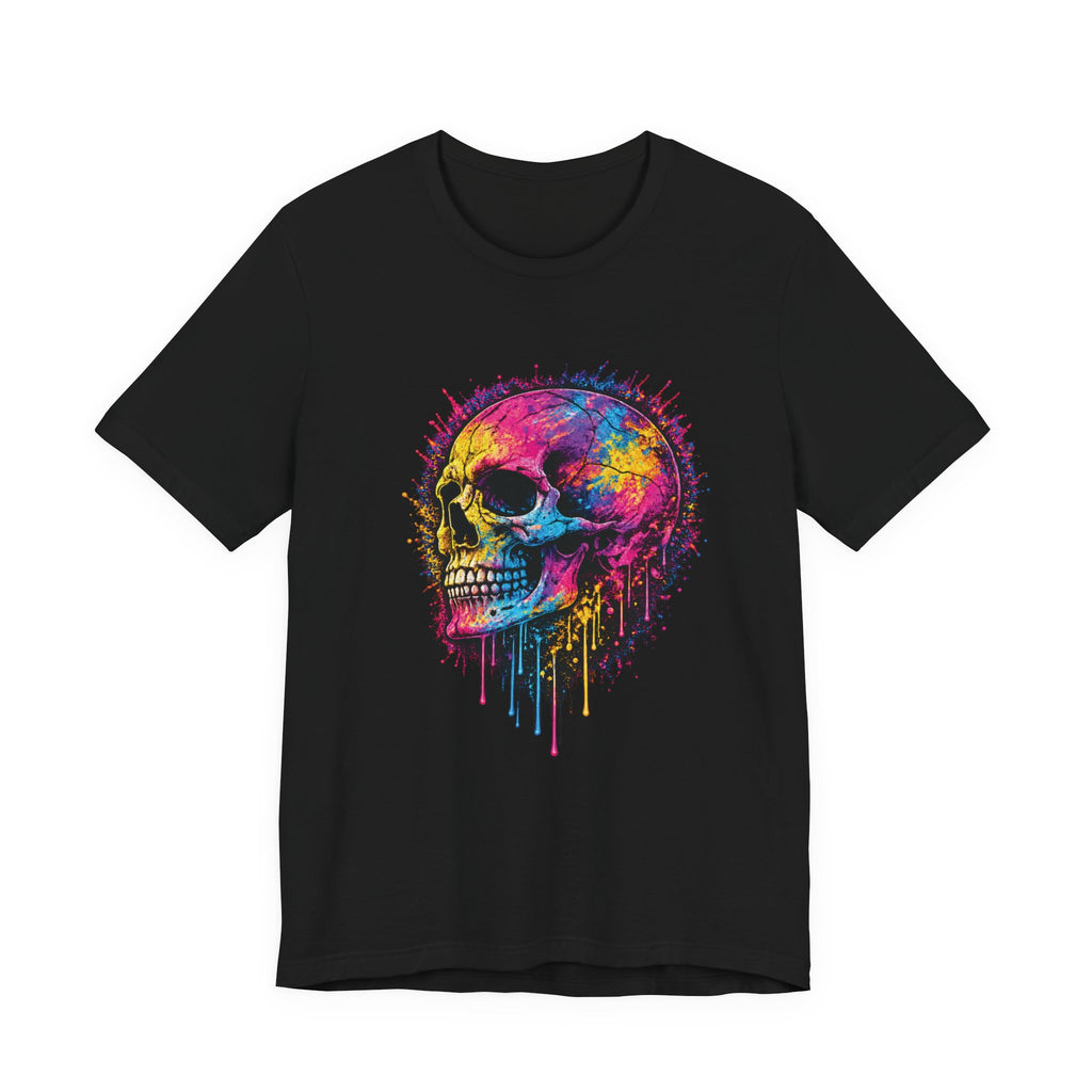 Color Outside the Lines Skull Tee