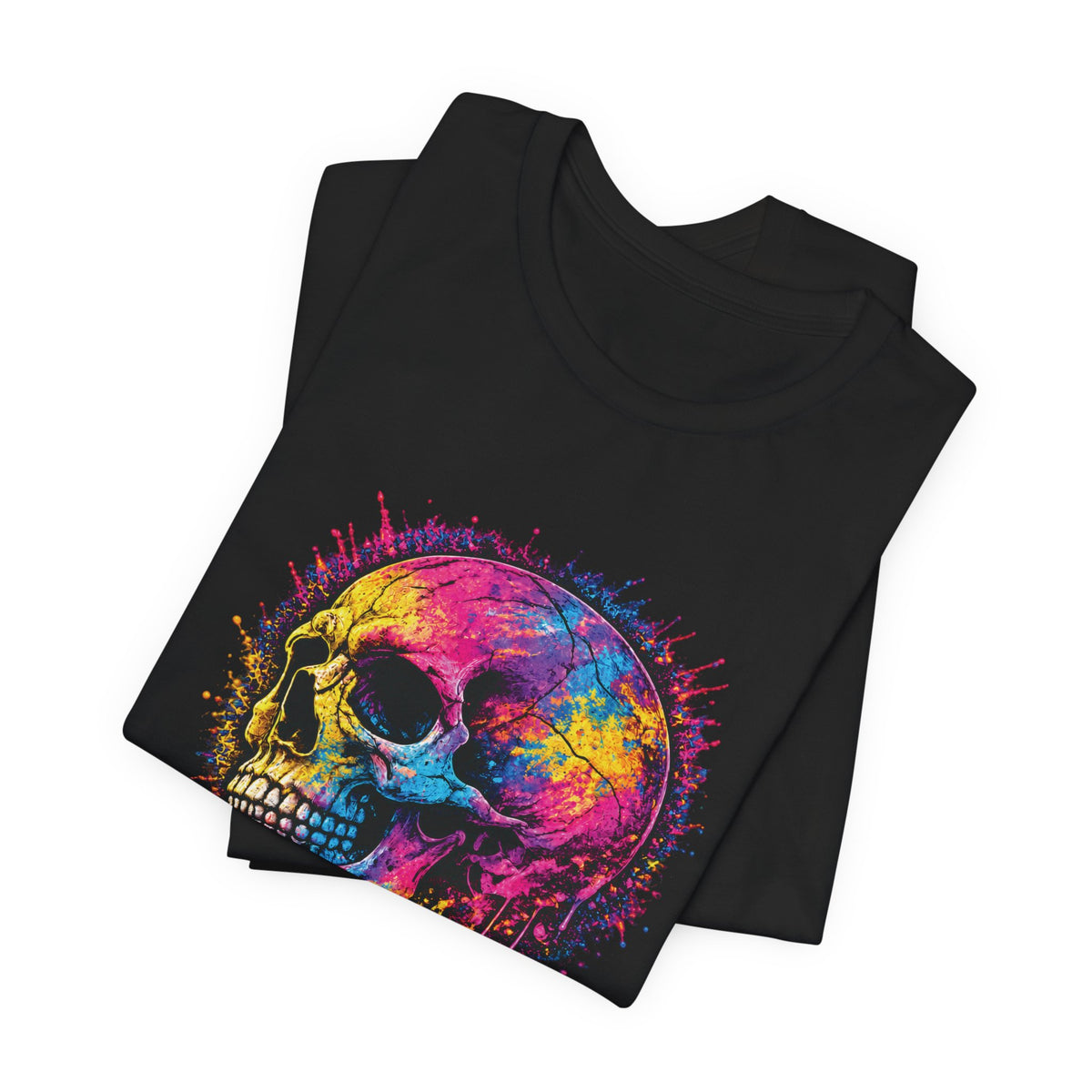 Color Outside the Lines Skull Tee