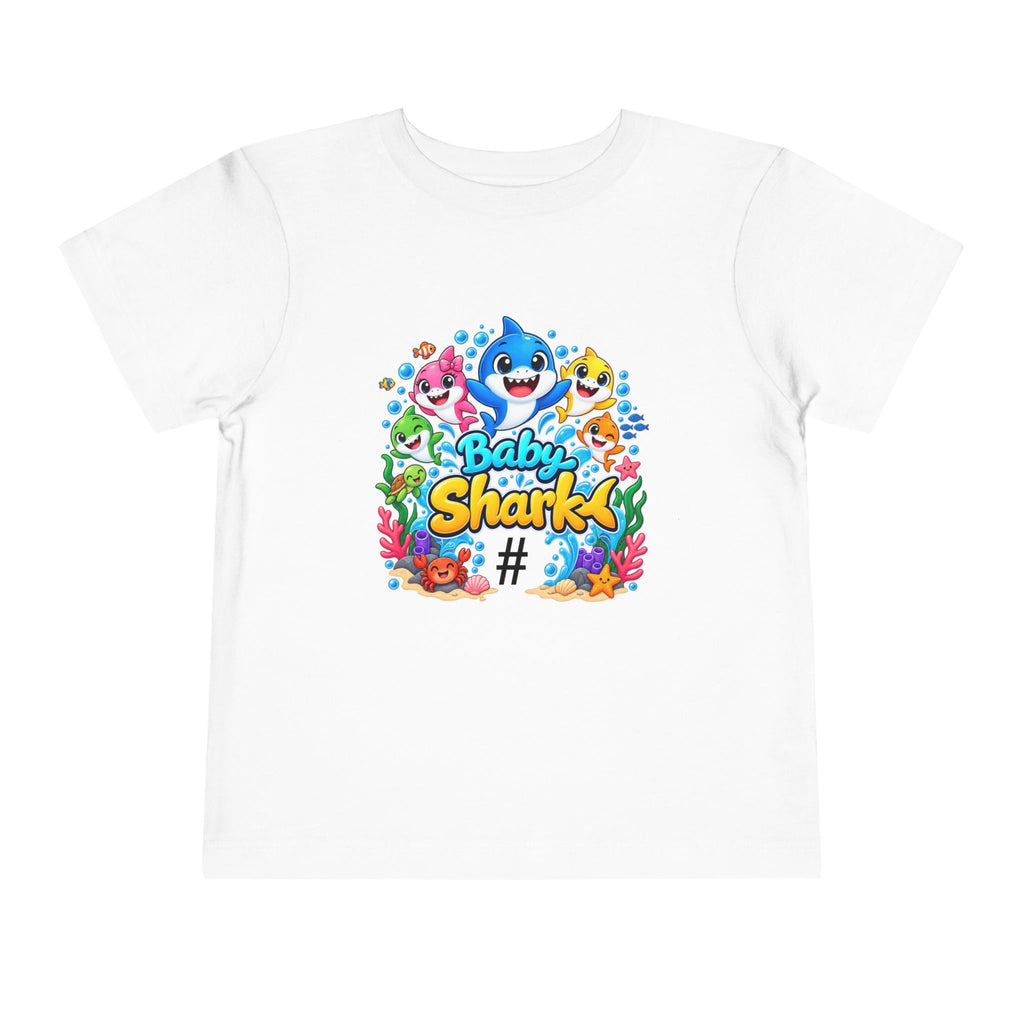 Personalized Shark Birthday Shirt | Custom Age Birthday Tee | Ocean Theme Kids Shirt