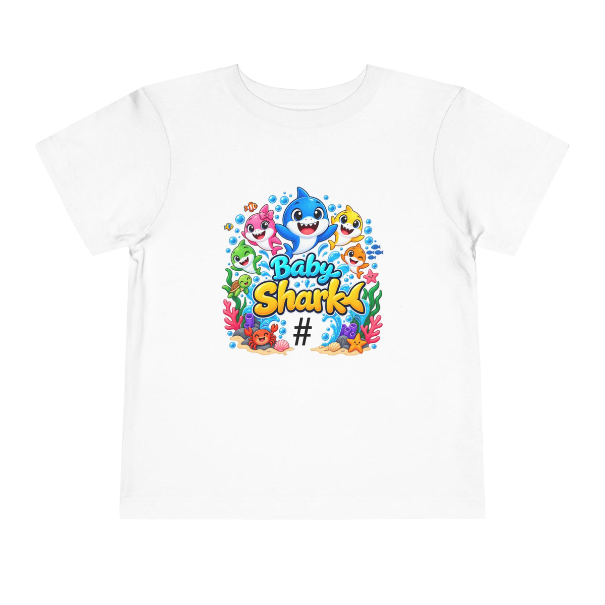 Personalized Shark Birthday Shirt | Custom Age Birthday Tee | Ocean Theme Kids Shirt