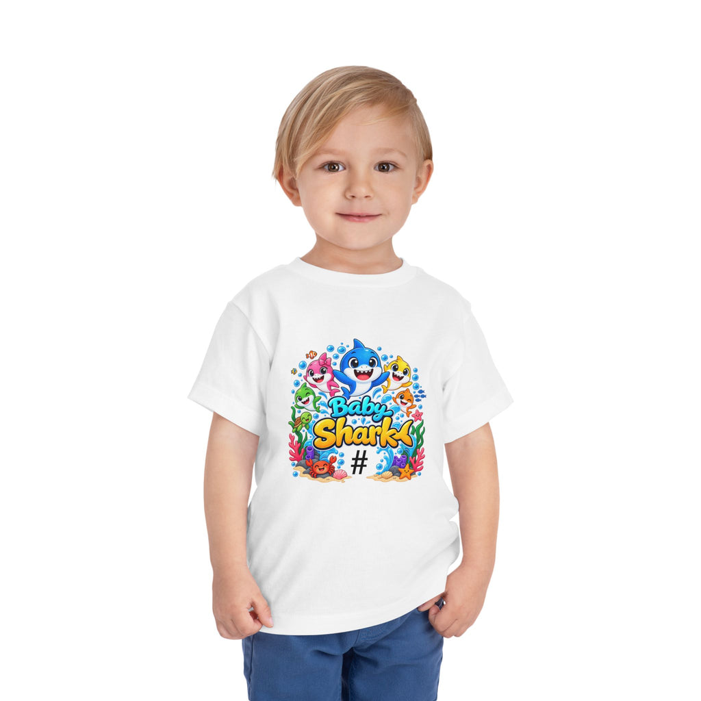 Personalized Shark Birthday Shirt | Custom Age Birthday Tee | Ocean Theme Kids Shirt